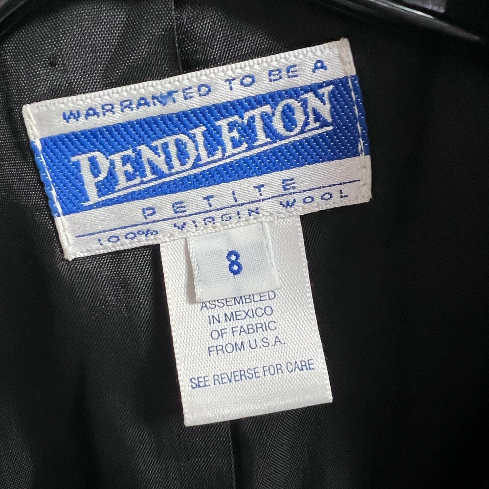 Pendleton Vintage Wool Blazer Jacket - 8 Petite - image 2